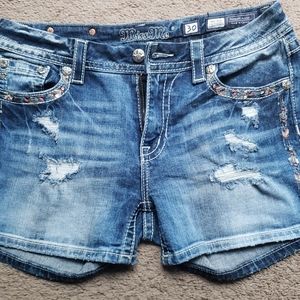 Miss Me Mid-Rise Curvy Shorts